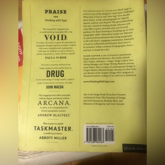 Thinking with Type: A Primer for Deisgners by Ellen Lupton - Picture 2 of 7